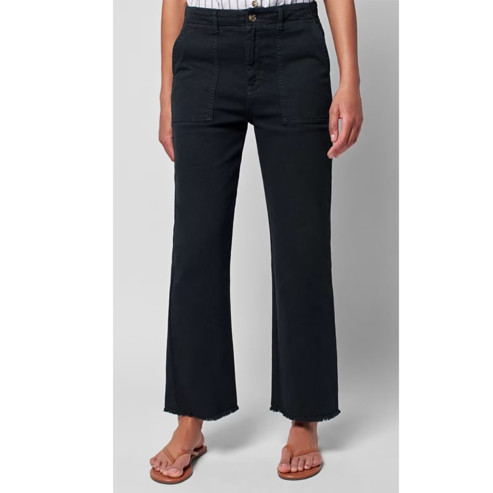 Faherty straight leg pant - black